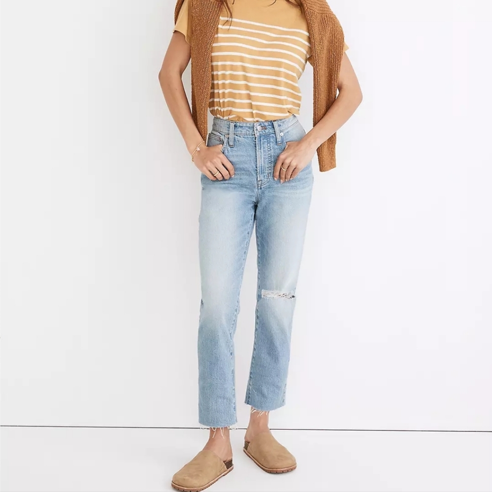 Madewell curvy perfect vintage jean in coney wash